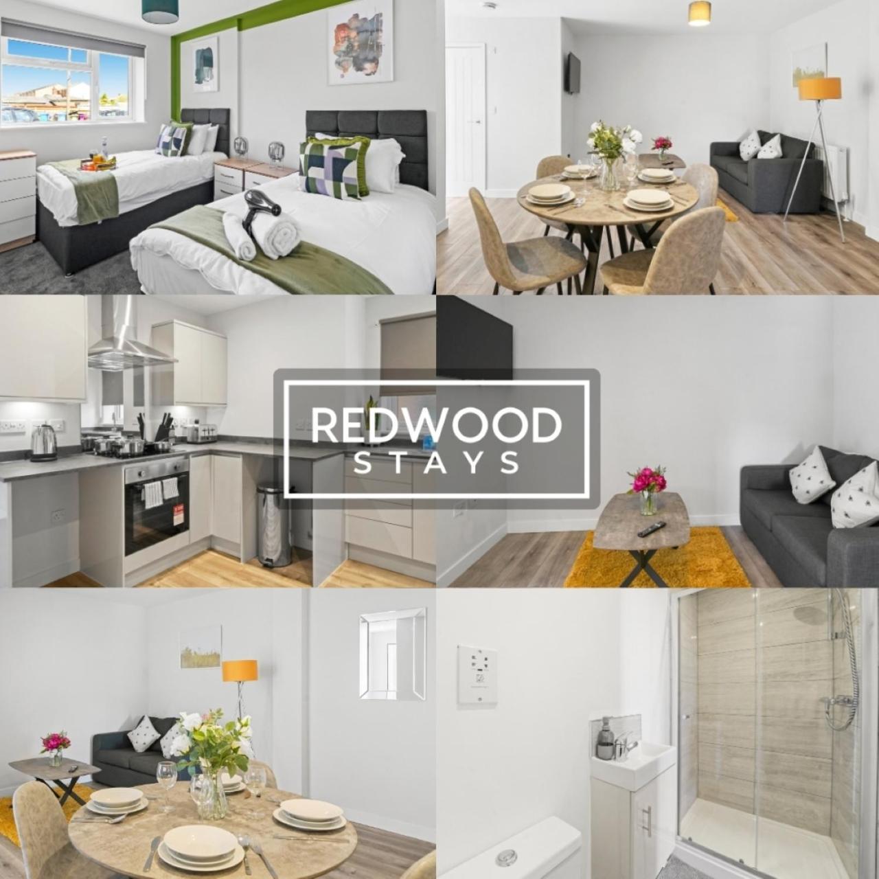 Quality 1 Bed 1 Bath Apartments For Contractors By Redwood Stays Farnborough  Buitenkant foto