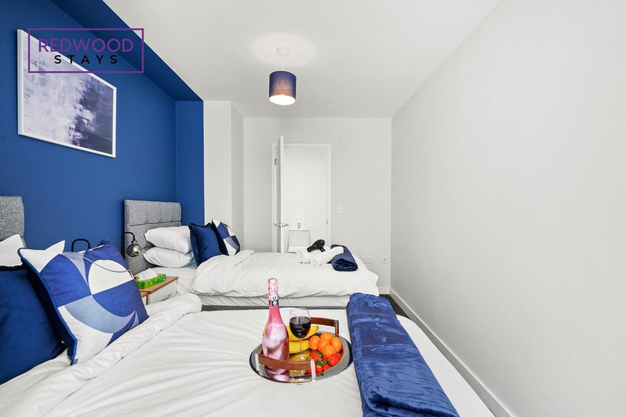 Quality 1 Bed 1 Bath Apartments For Contractors By Redwood Stays Farnborough  Buitenkant foto